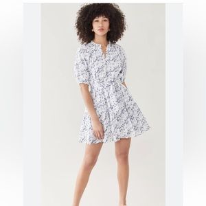 Cleobella | Nevah Floral Puff sleeve Mini Dress